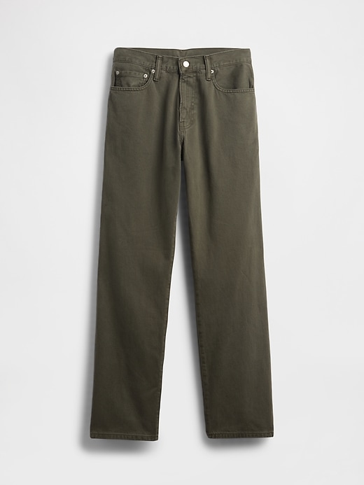 relaxed straight jeans