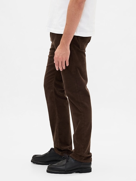 cordhose mit geradem schnitt