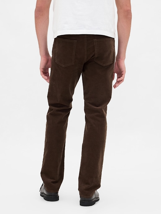 cordhose mit geradem schnitt