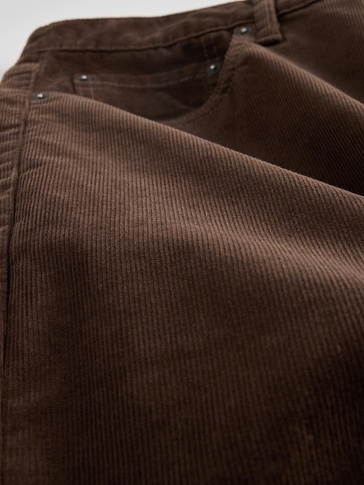 cordhose mit geradem schnitt