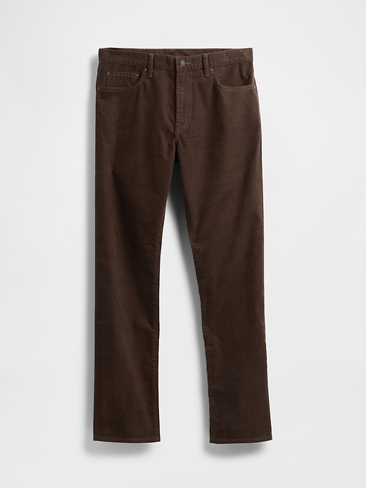 cordhose mit geradem schnitt