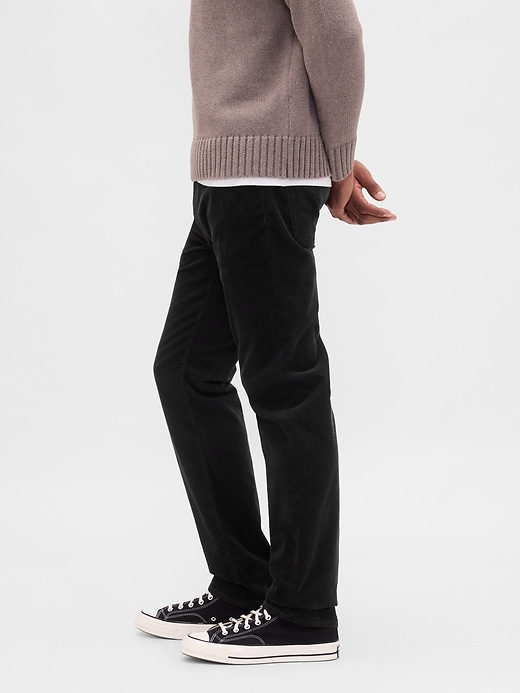 cordhose mit geradem schnitt
