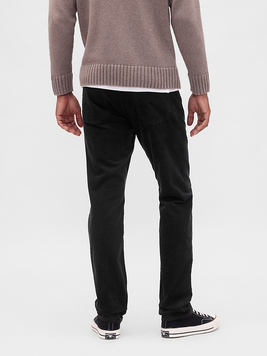 cordhose mit geradem schnitt