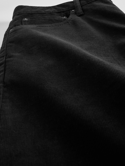 cordhose mit geradem schnitt
