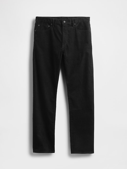 cordhose mit geradem schnitt
