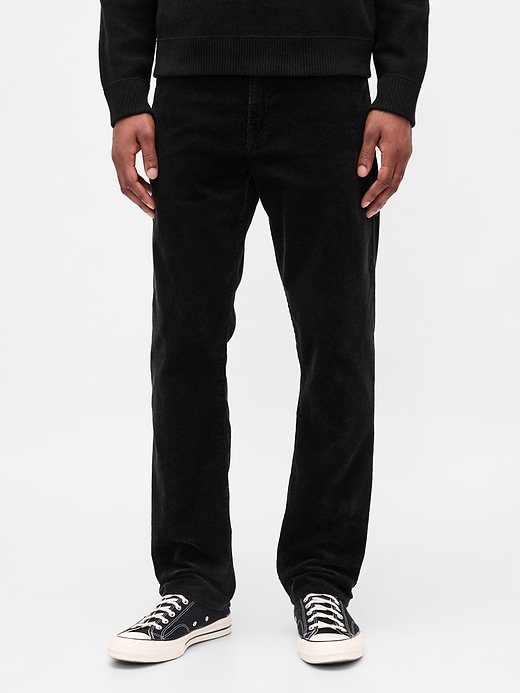 cordhose mit geradem schnitt und lockerer passform