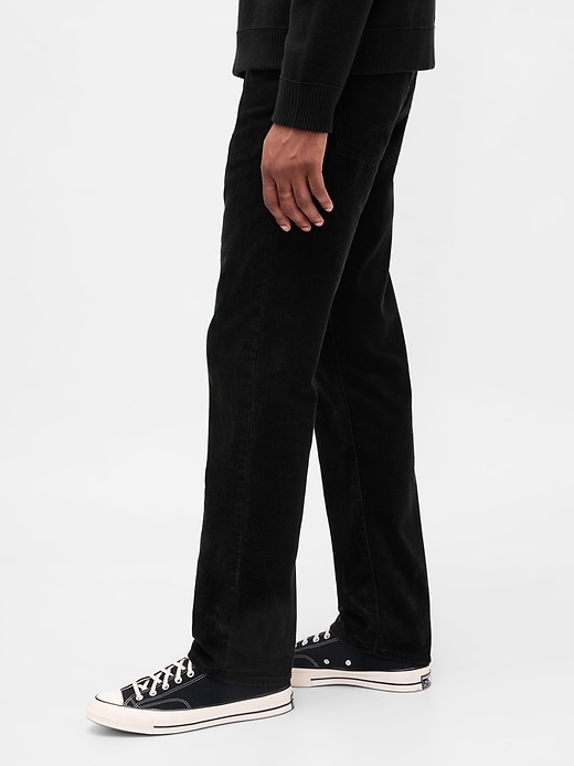 cordhose mit geradem schnitt und lockerer passform