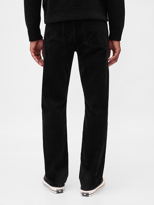 cordhose mit geradem schnitt und lockerer passform