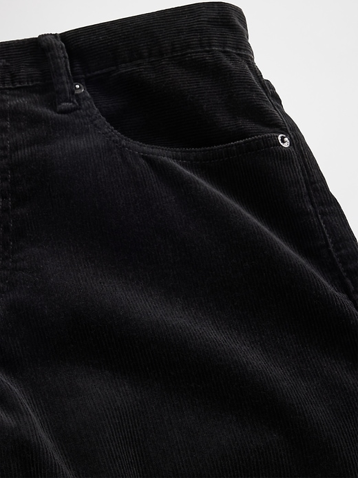 cordhose mit geradem schnitt und lockerer passform