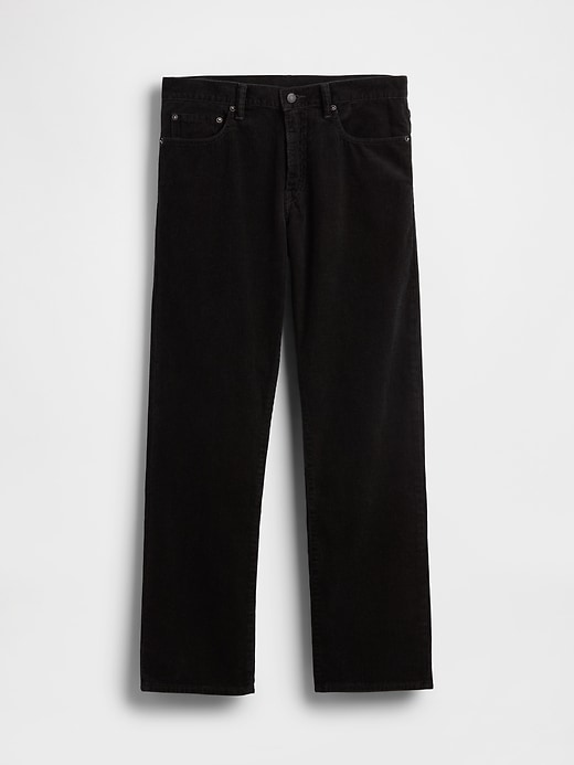 cordhose mit geradem schnitt und lockerer passform