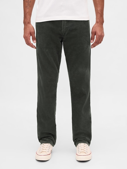 cordhose mit geradem schnitt und lockerer passform