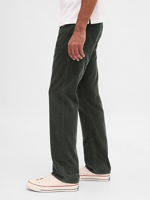 cordhose mit geradem schnitt und lockerer passform