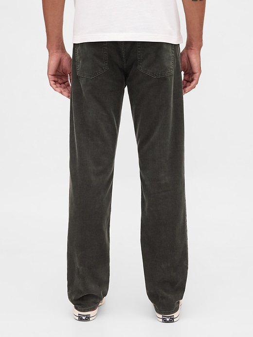 cordhose mit geradem schnitt und lockerer passform