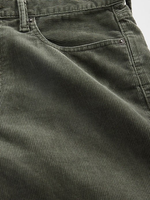 cordhose mit geradem schnitt und lockerer passform