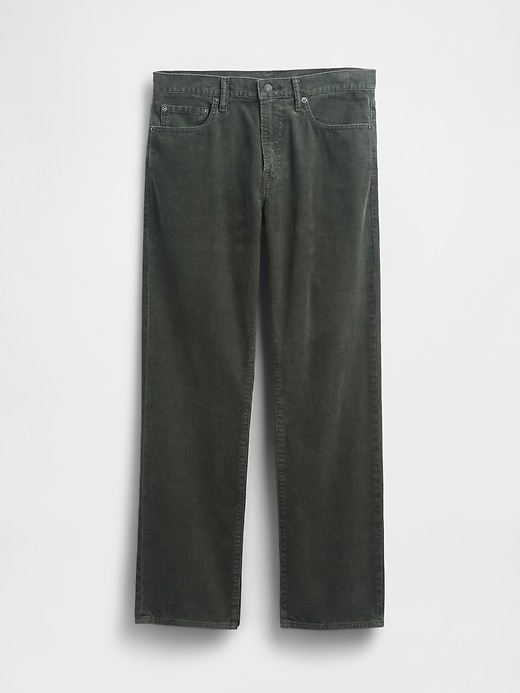cordhose mit geradem schnitt und lockerer passform