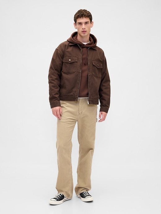 cordhose im stil der 90er jahre locker geschnitten für zimmerleute