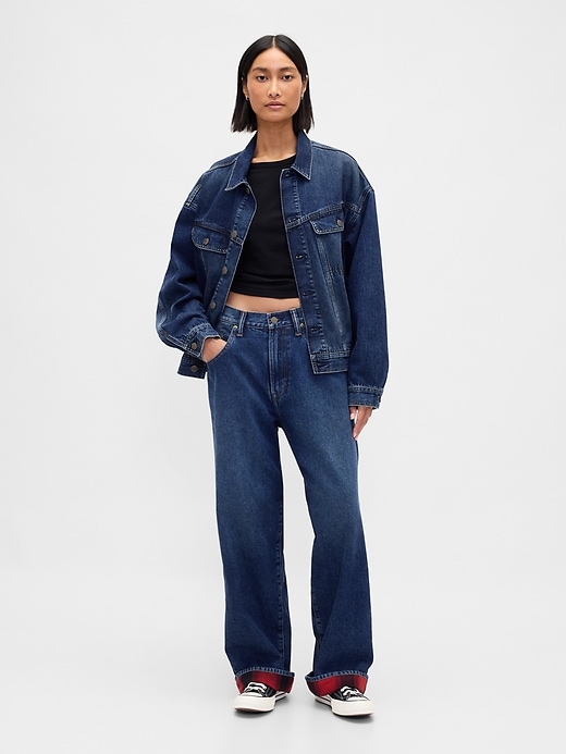 stranger things extra baggy jeans mit flanellfutter für erwachsene