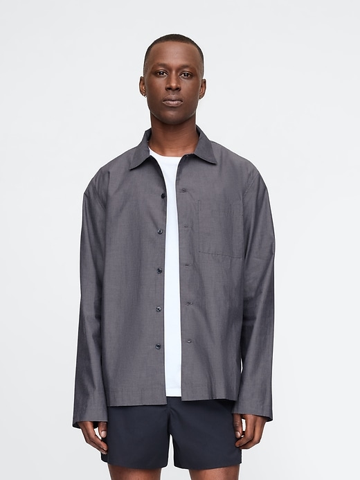 popeline big pj shirt