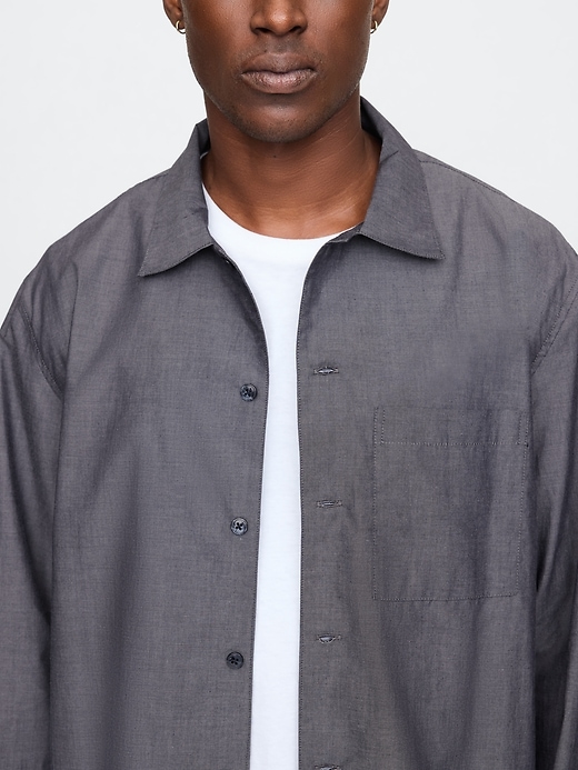 popeline big pj shirt