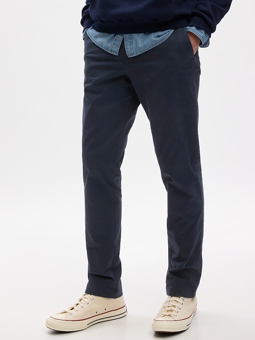 slim khakis