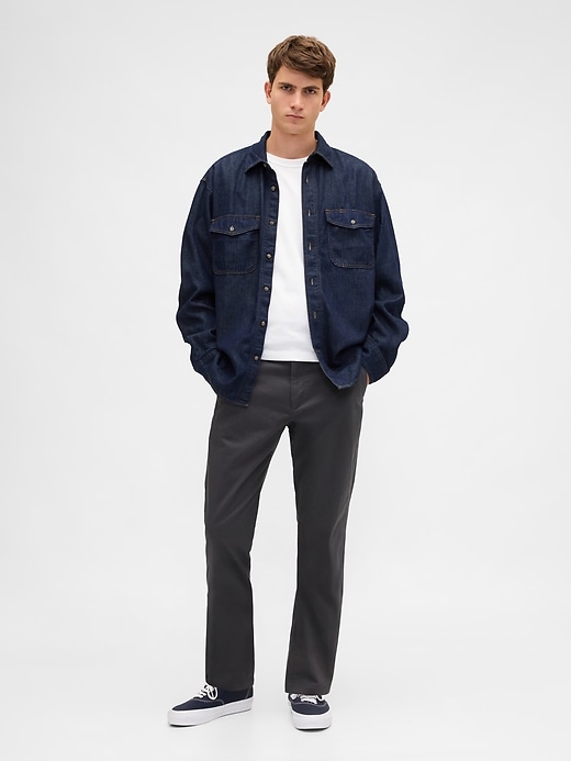 slim khakis