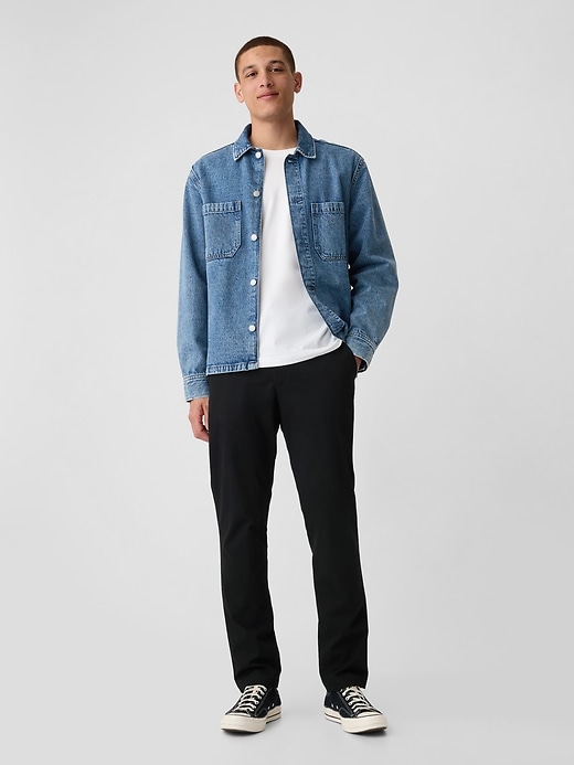 slim khakis