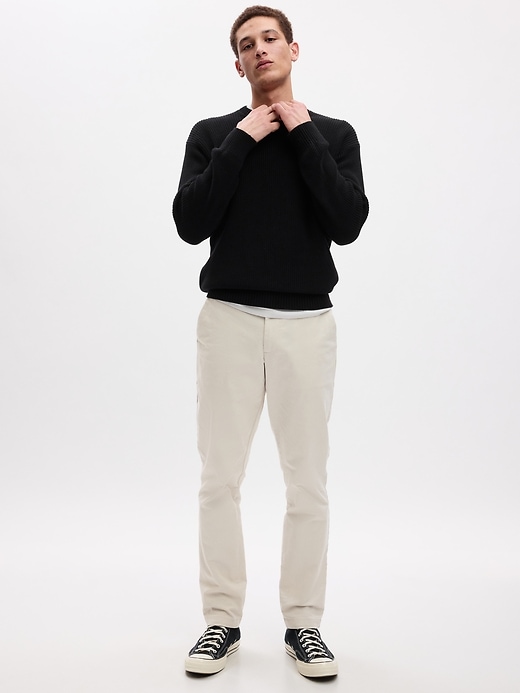 slim khakis