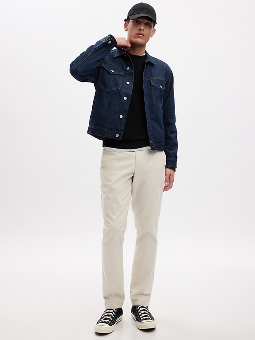 slim khakis