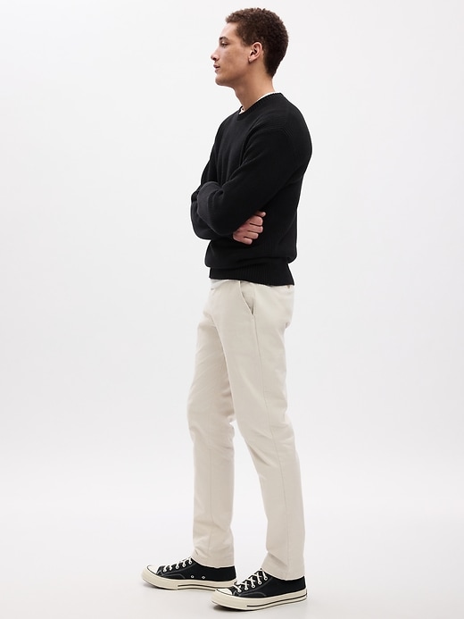 slim khakis