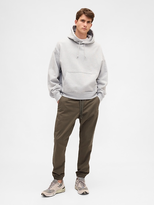 canvas slim joggers