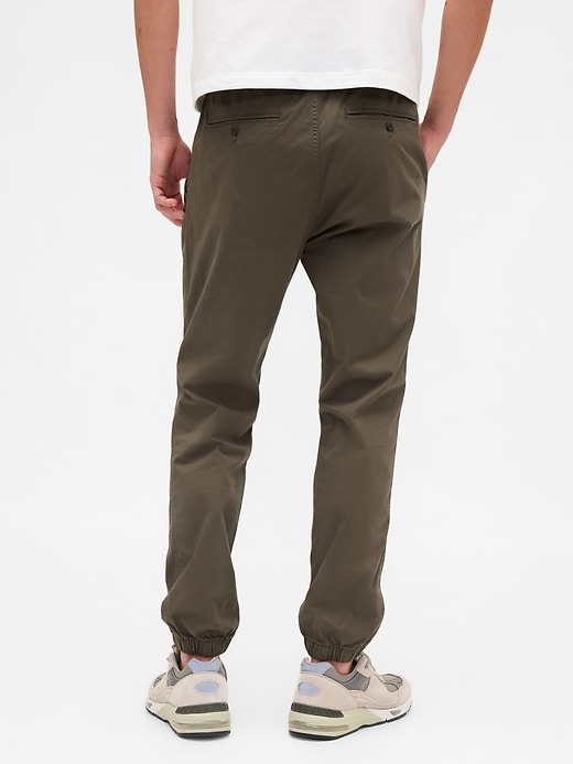 canvas slim joggers
