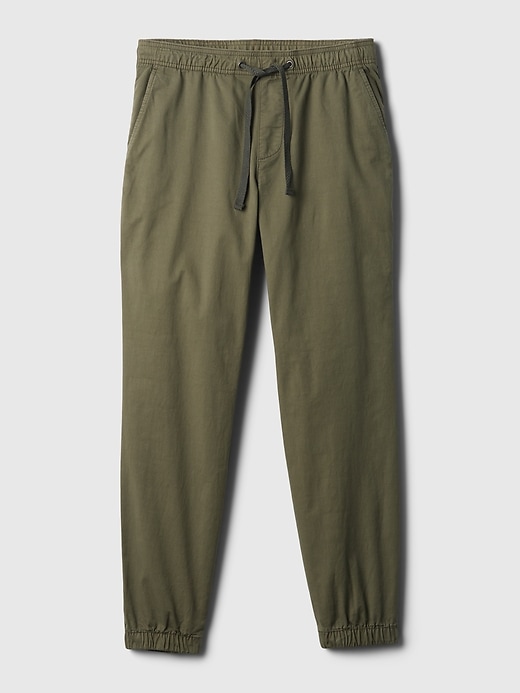 canvas slim joggers