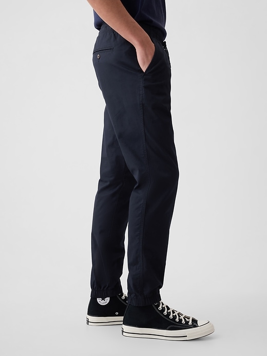canvas slim joggers