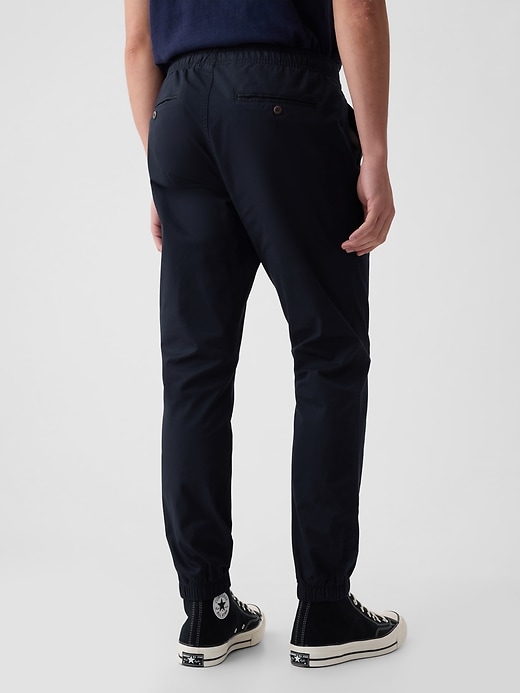 canvas slim joggers
