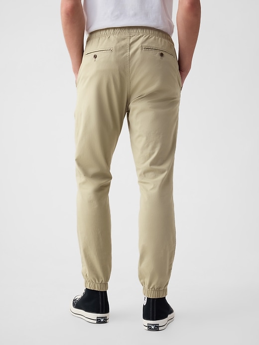 canvas slim joggers