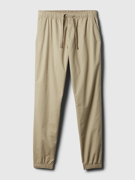 canvas slim joggers