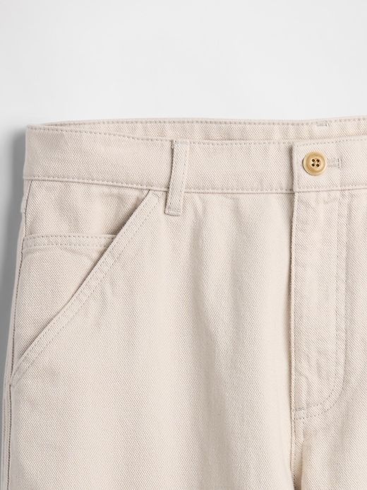 entspannte gerade geschnittene utility-khakis
