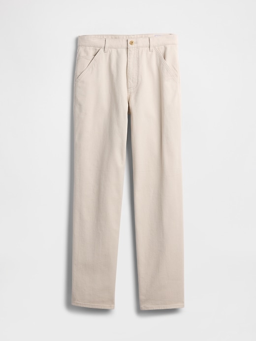 entspannte gerade geschnittene utility-khakis
