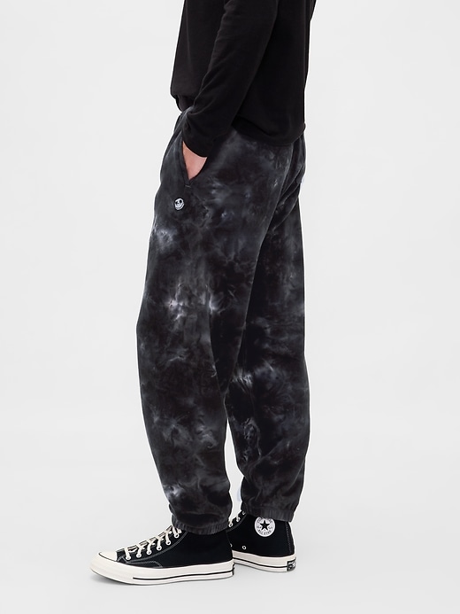 gap × disney tim burtons nightmare before christmas schwere totenkopf-jogginghose