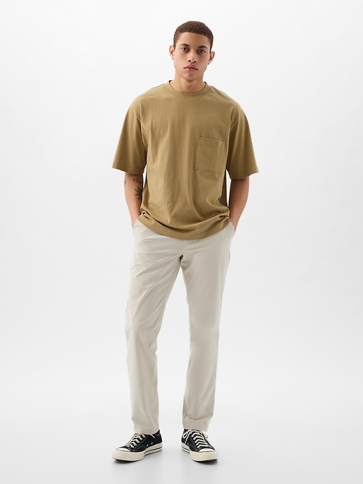 hybrid slim khakis
