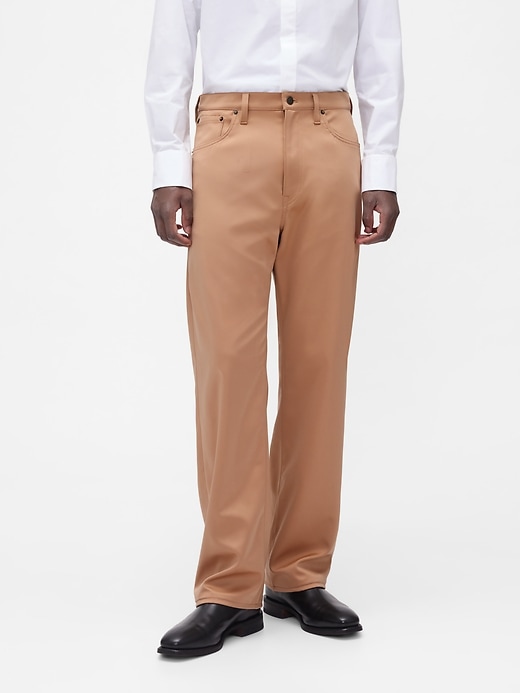 gapstudio satin-hose im 90er-jahre-stil locker geschnitten