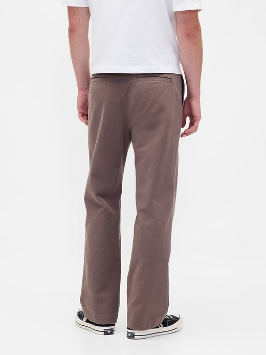 schweres twill-khaki im 90er-jahre-stil locker geschnitten