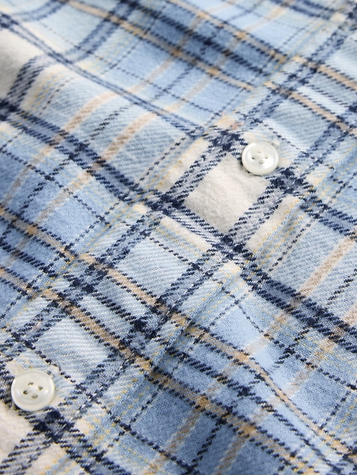 lässiges flanellhemd aus bio-baumwolle