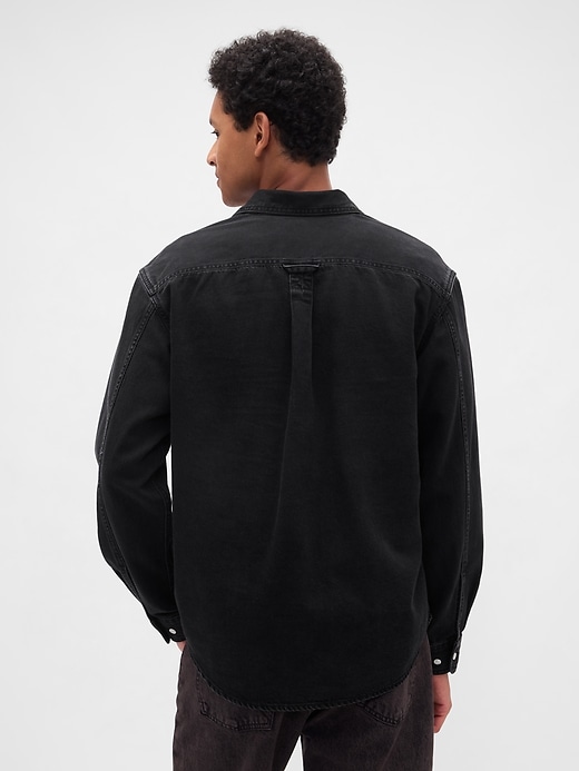 ultrasoft denim relaxed shirt