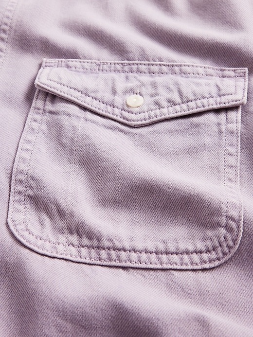 ultrasoft denim relaxed shirt