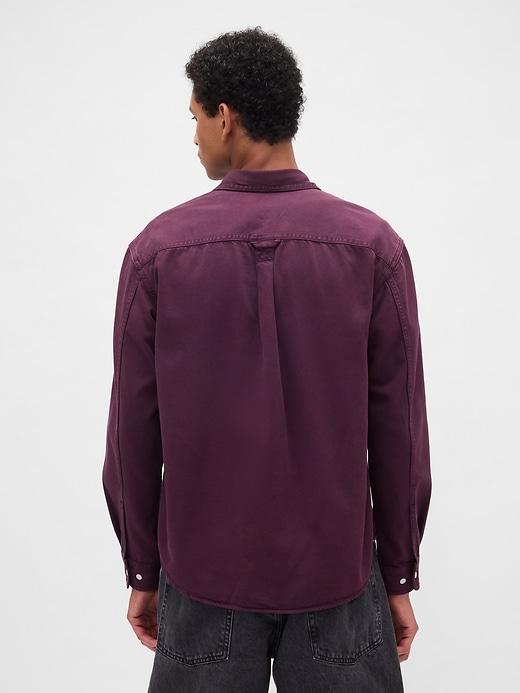 ultrasoft denim relaxed shirt
