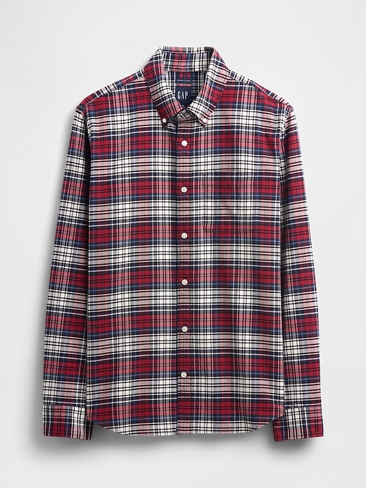 kariertes oxford-hemd