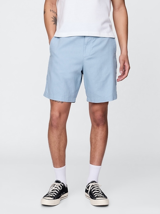 8-zoll-leinen-baumwoll-shorts