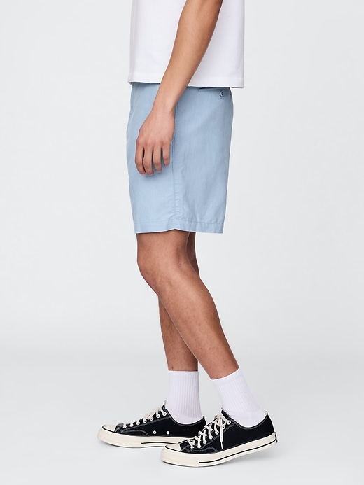 8-zoll-leinen-baumwoll-shorts