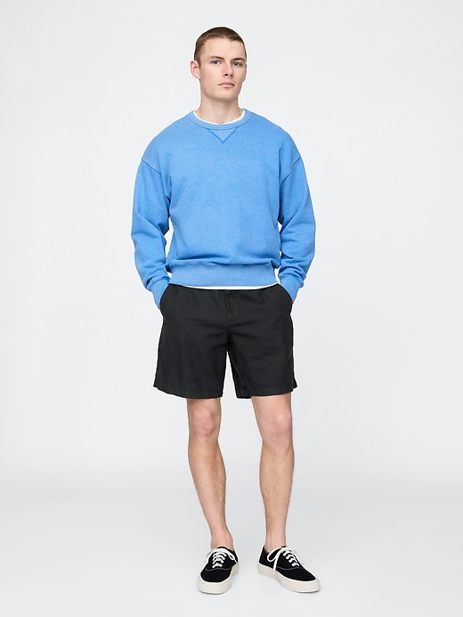 8-zoll-leinen-baumwoll-shorts